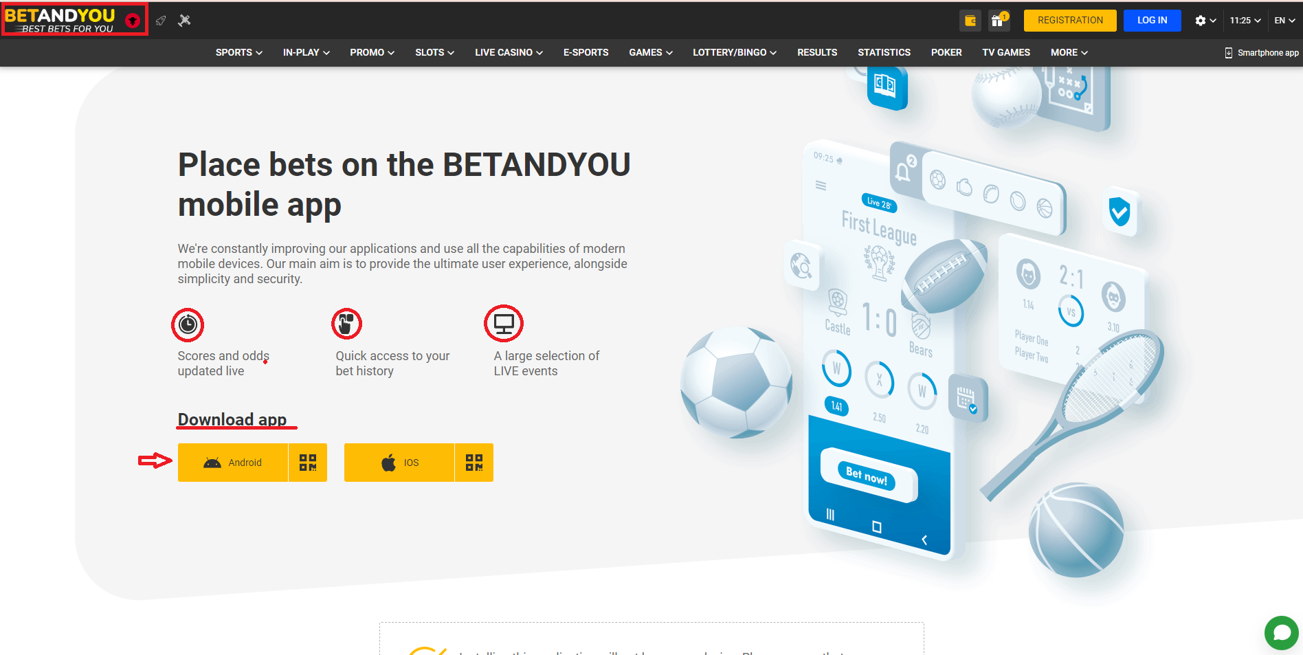 Betandyou Aplikacioni